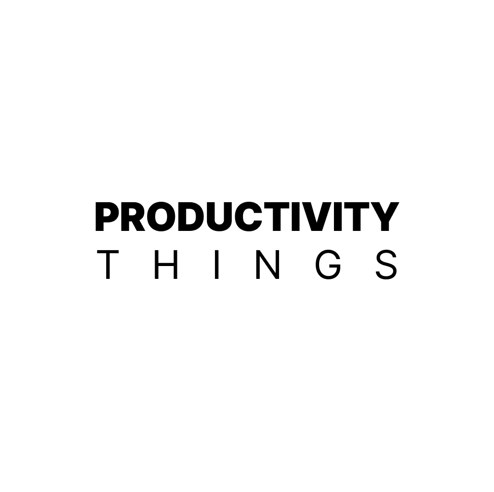 productivity things wordmark